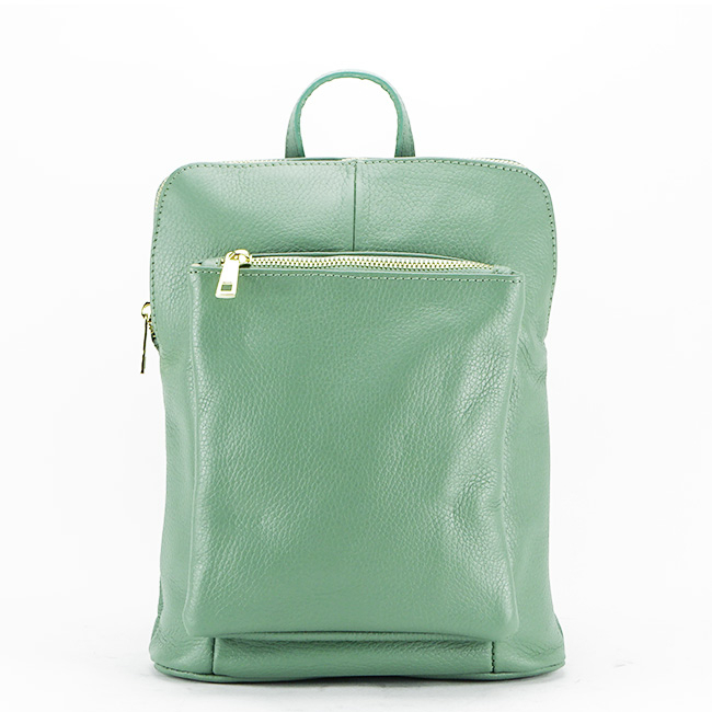 Rucsac dama din piele naturala Made in Italy B-1001 123 Verde [2]