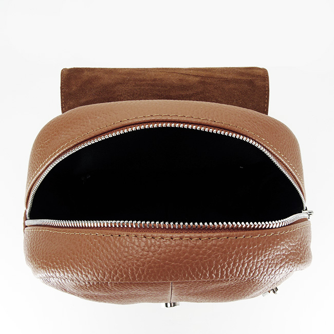 Rucsac dama din piele naturala B-8987 123 Camel [7]
