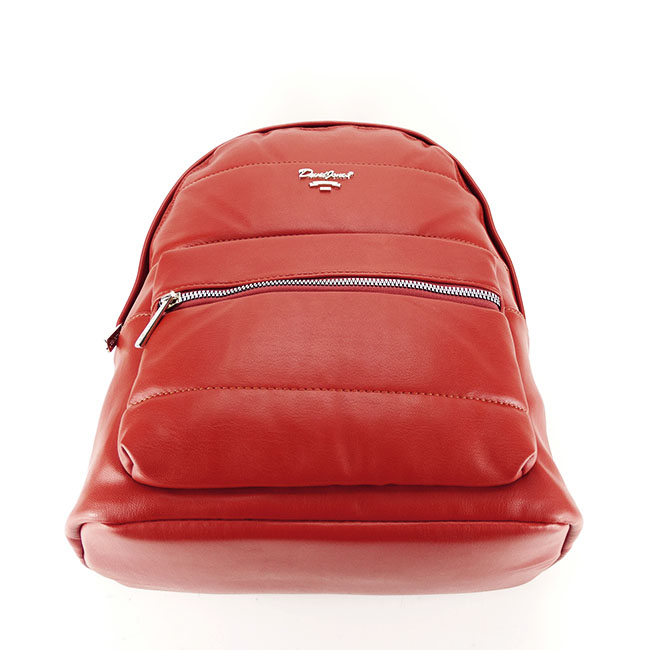 Rucsac dama cu aspect matlasat B-6608-3 18 Caramiziu [5]