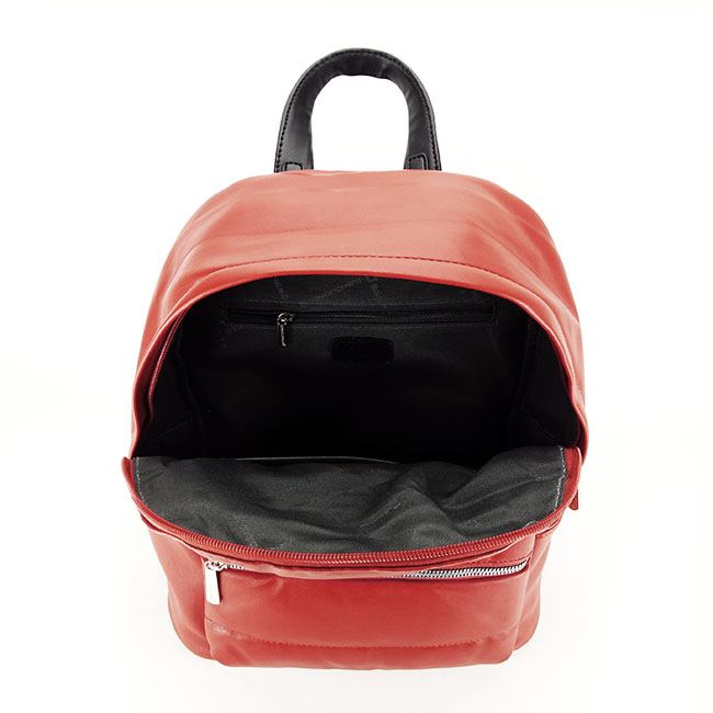 Rucsac dama cu aspect matlasat B-6608-3 18 Caramiziu [6]