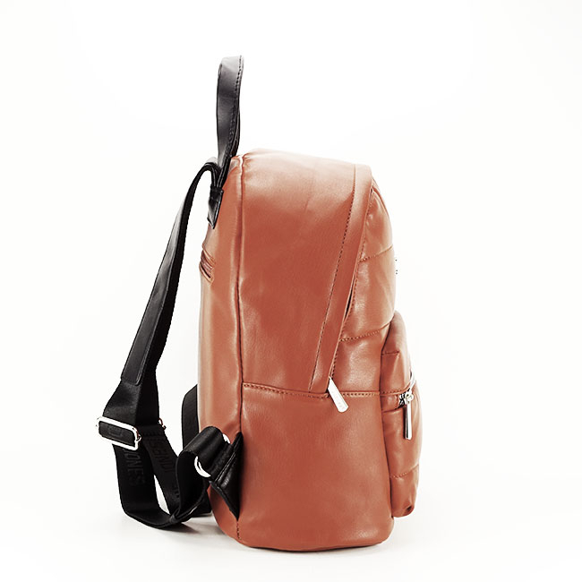 Rucsac dama cu aspect matlasat B-6608-3 18 Cognac [3]
