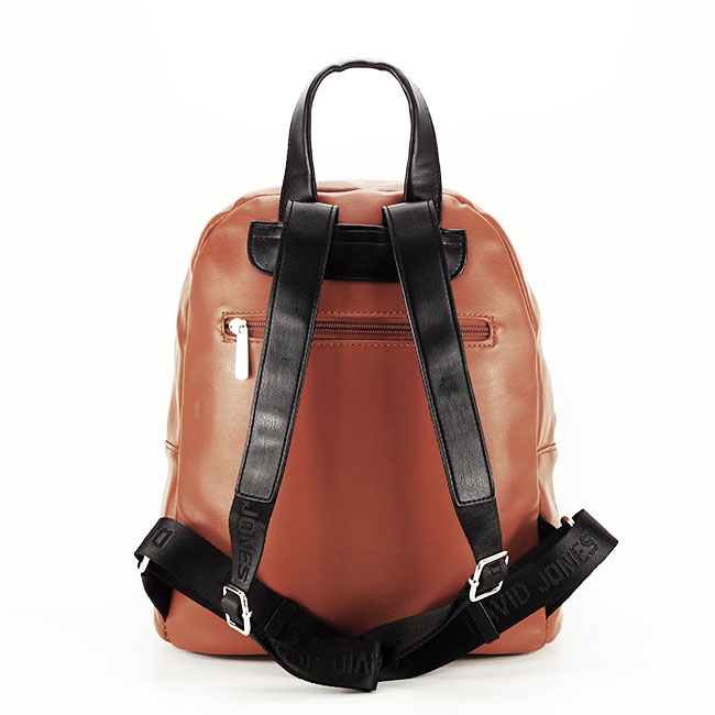 Rucsac dama cu aspect matlasat B-6608-3 18 Cognac [4]