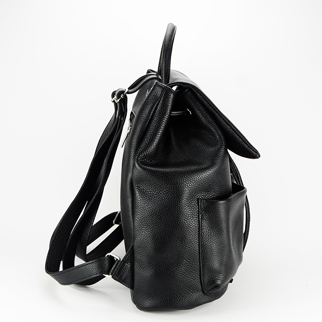 Rucsac dama din piele naturala B-8948 Negru [4]