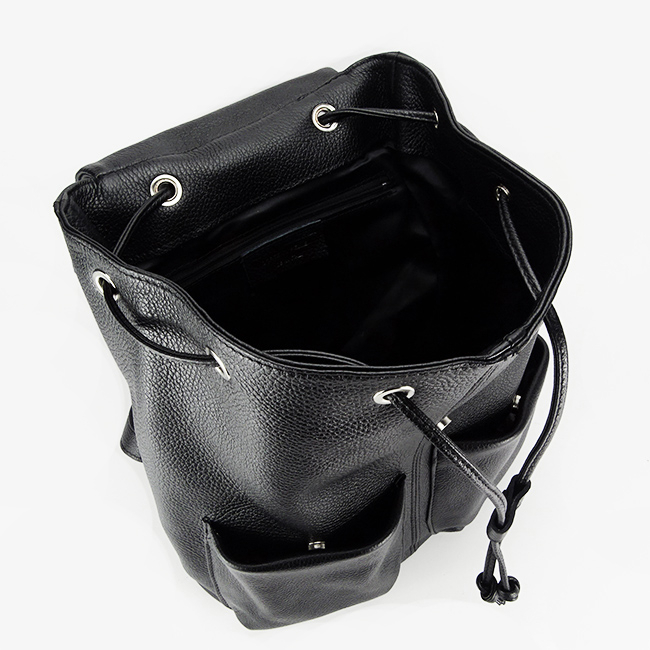 Rucsac dama din piele naturala B-8948 Negru [8]