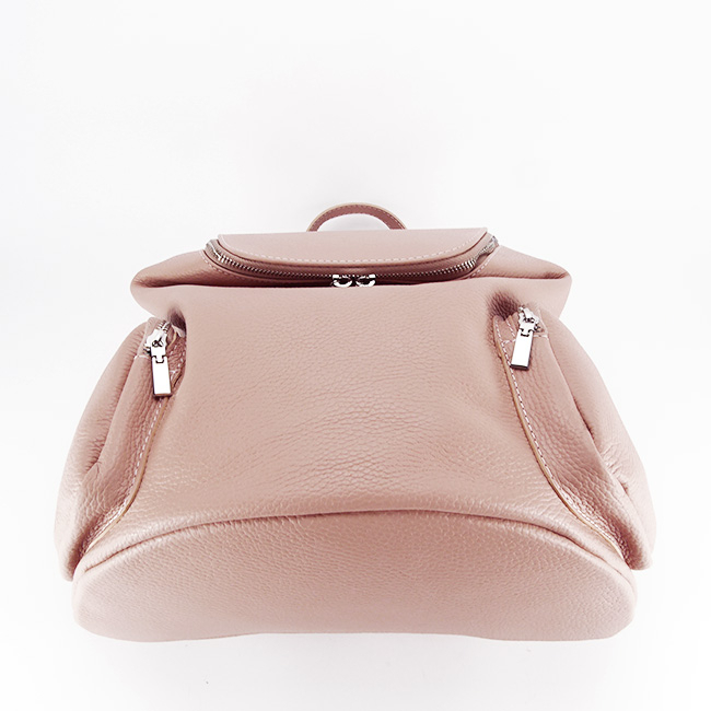 Rucsac din piele naturala Made in Italy B-8961 122 Roz [5]