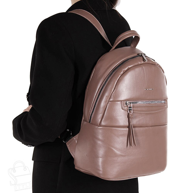 Rucsac dama David Jones B-6861-2 18 Roz somon [2]