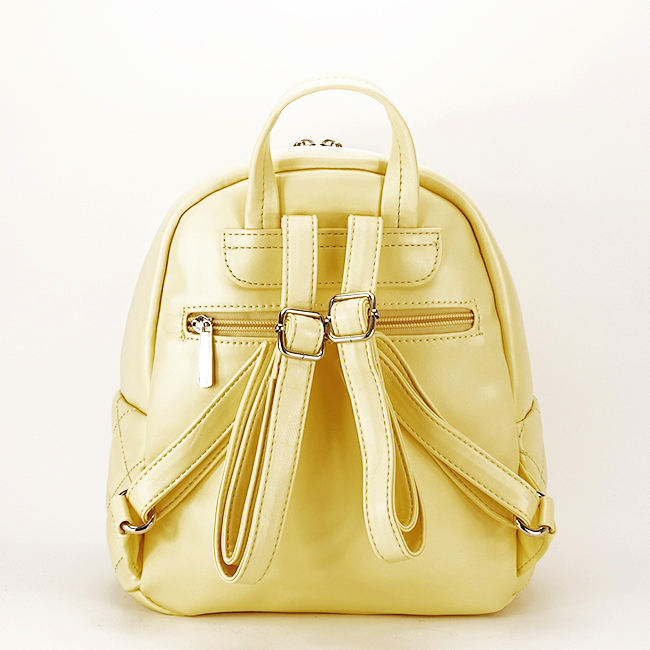 Rucsac dama cu aspect matlasat B-6740-4 119 Galben [4]