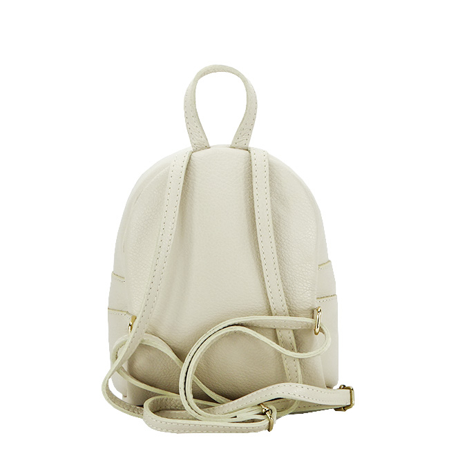 Rucsac mic din piele naturala B-8979 122 crem [3]