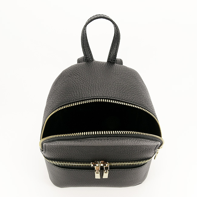 Rucsac negru mic din piele naturala B-8979 122 [6]