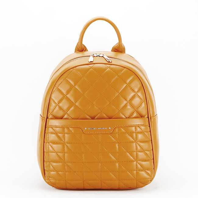 Rucsac David Jones cu imprimeu B-6824-2 119 Mustar [2]