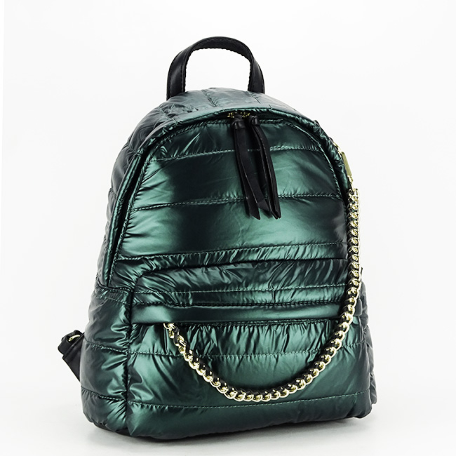 Rucsac verde metalizat FLORACo Paris B-7006 119