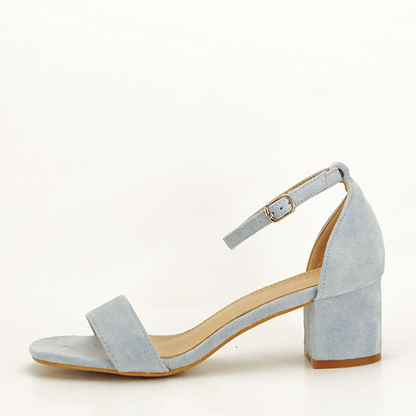 Sandale albastre din velur Lorena 132 [2]
