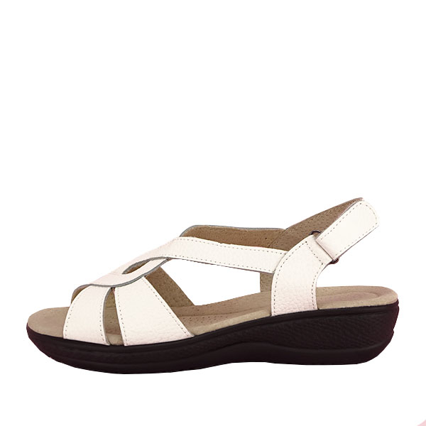 Sandale albe din piele naturala Mabel 127 [2]