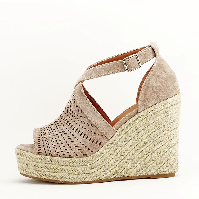 Sandale bej cu platforma Jasmine 130 [3]