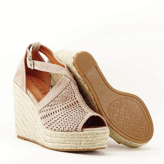 Sandale bej cu platforma Jasmine 130 [5]