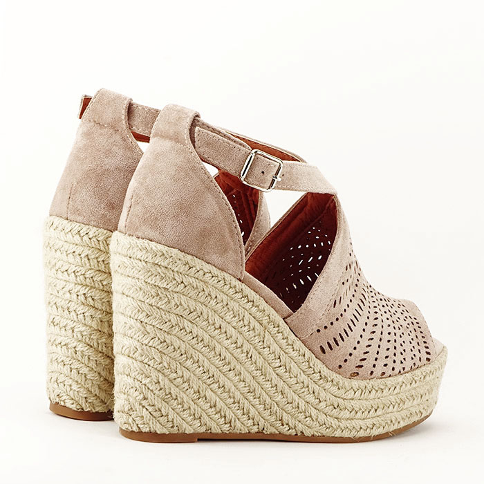 Sandale bej cu platforma Jasmine 130 [7]