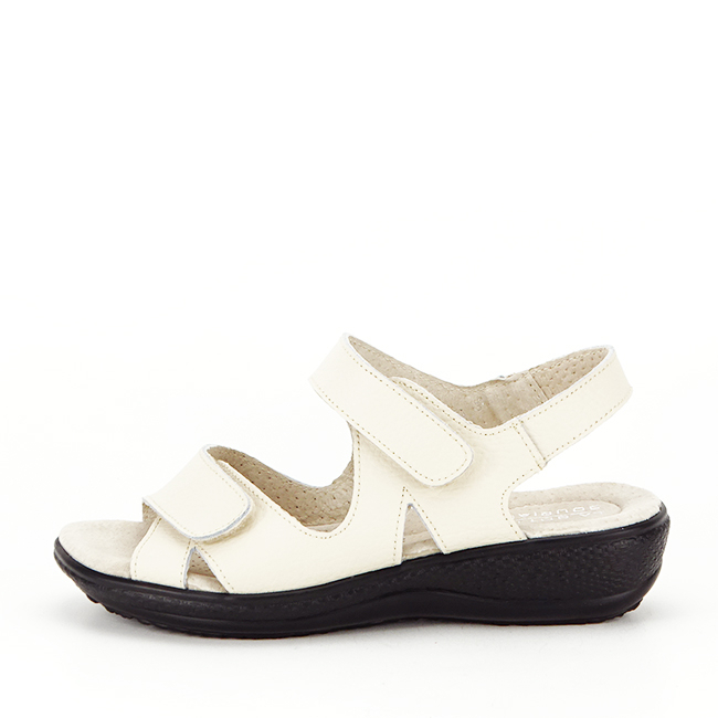 Sandale bej din piele naturala DLNY7858 M4 [2]