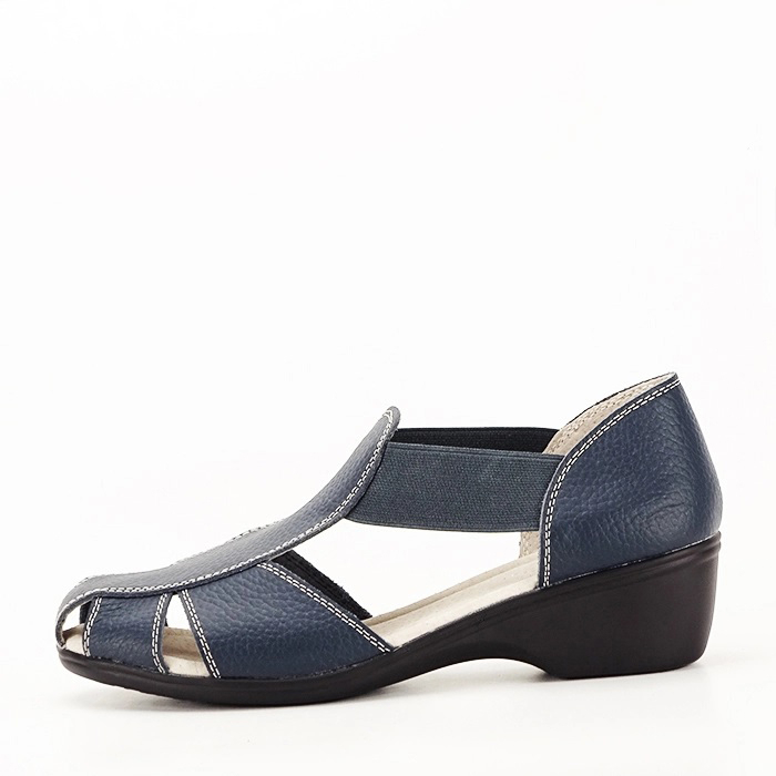 Sandale bleumarin din piele naturala Calypso 127 [2]
