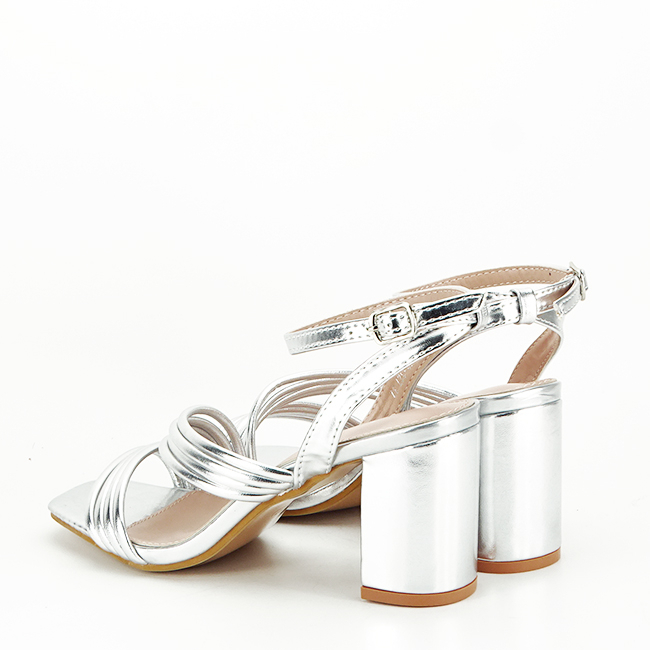 Sandale elegante argintii H8-327 125 [4]
