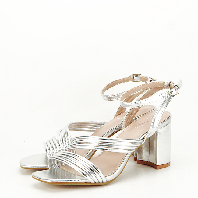 Sandale elegante argintii H8-327 125 [2]