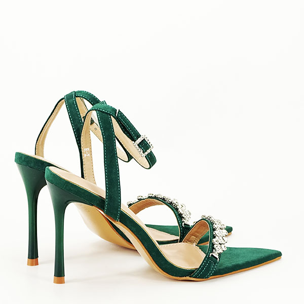 Sandale elegante verde inchis R-2 131 [6]