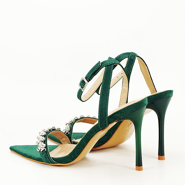Sandale elegante verde inchis R-2 131 [4]