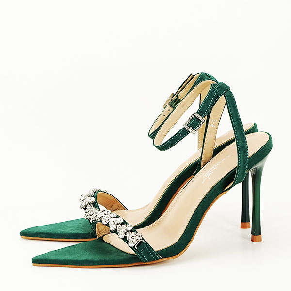 Sandale elegante verde inchis R-2 131 [2]