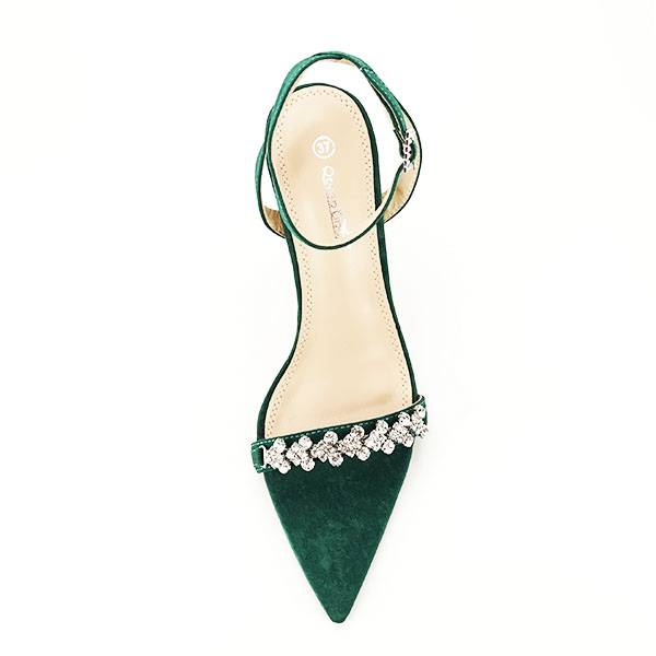 Sandale elegante verde inchis R-2 131 [7]