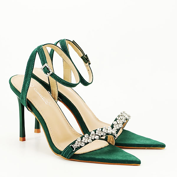 Sandale elegante verde inchis R-2 131 [3]