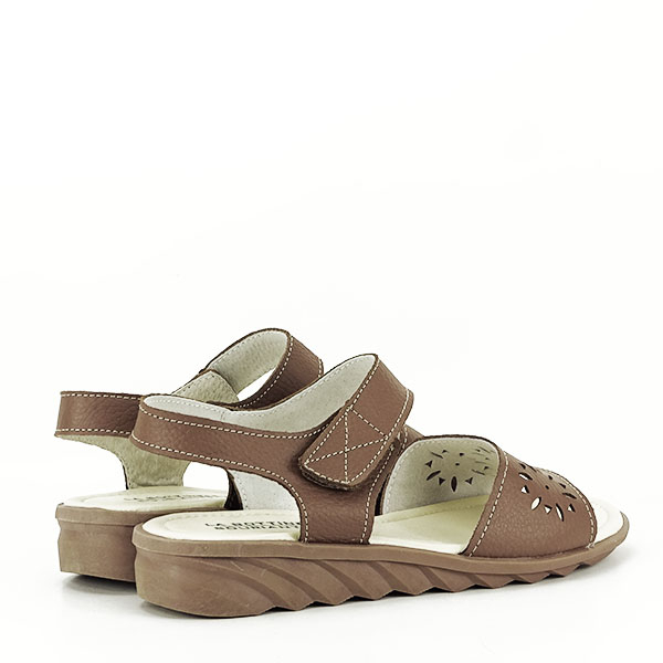 Sandale kaki din piele naturala Catis M5 [3]
