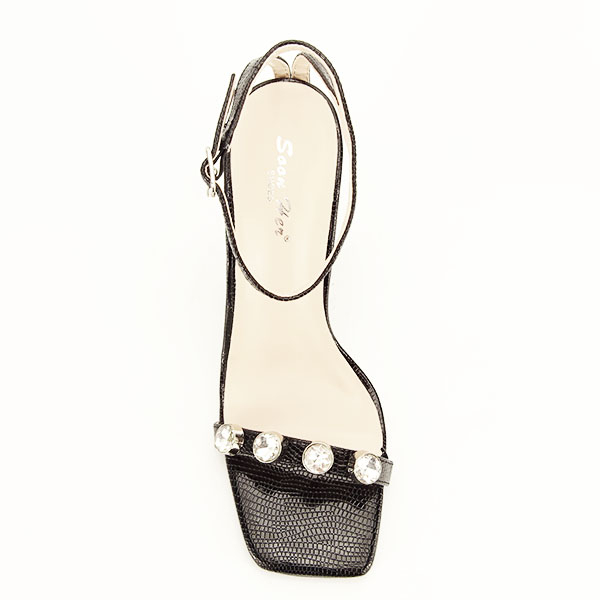 Sandale negre cu imprimeu Lola 130 [4]