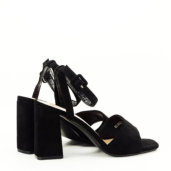 Sandale negre cu toc BL6522 131 [7]