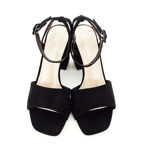 Sandale negre cu toc BL6522 131 [3]