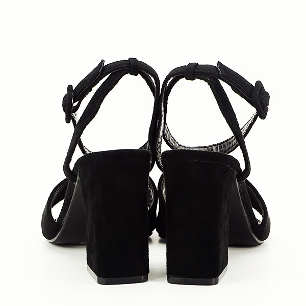 Sandale negre cu toc BL6522 131 [6]