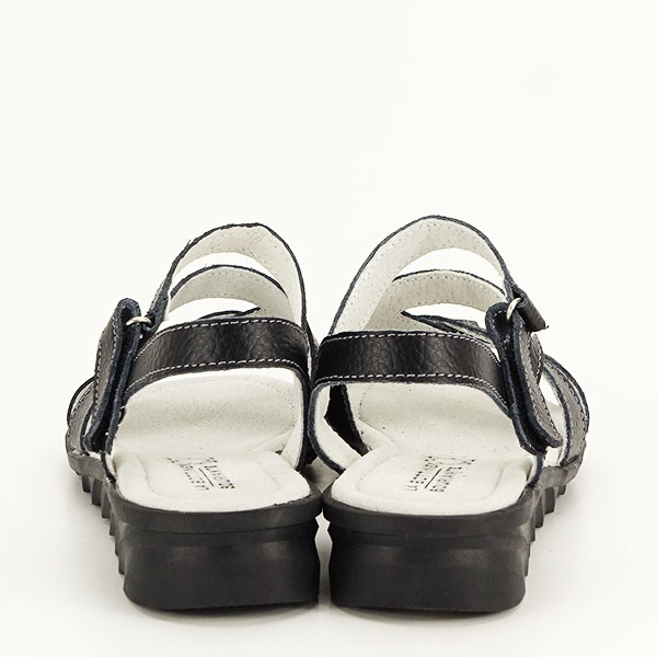 Sandale negre din piele naturala Suzana M5 [6]