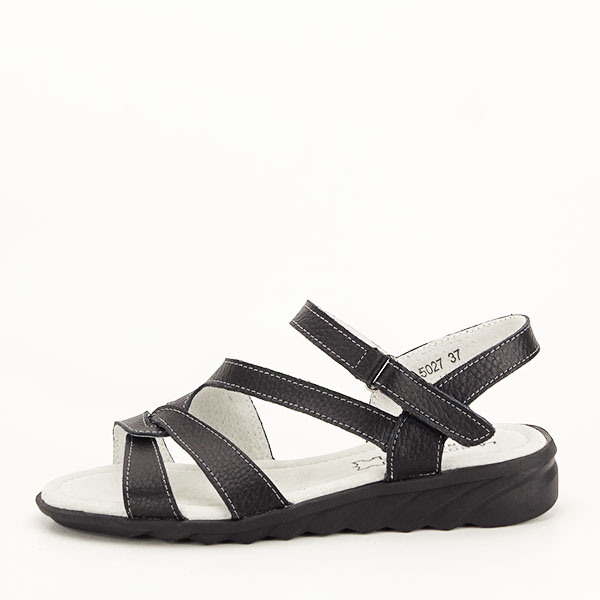 Sandale negre din piele naturala Suzana M5 [2]