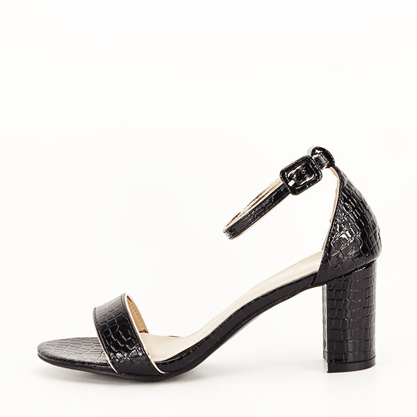 Sandale negre lacuite Sofia 130 [2]