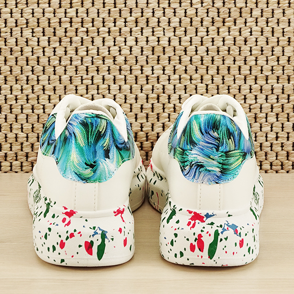 Sneakers alb cu albastru Larra M2 [6]