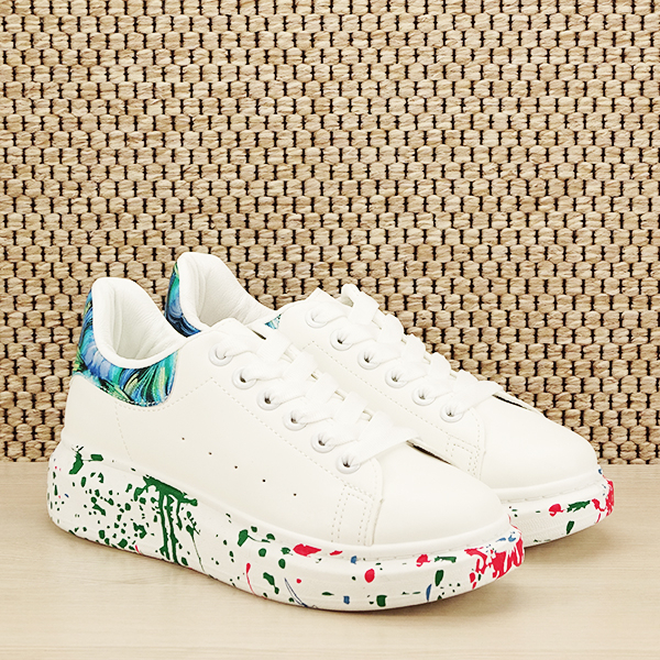 Sneakers alb cu albastru Larra M2 [3]