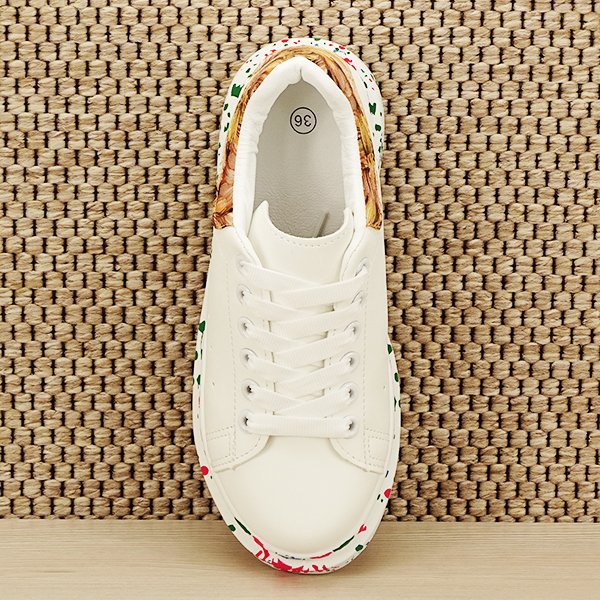 Sneakers alb cu imprimeu Larra M2 [7]