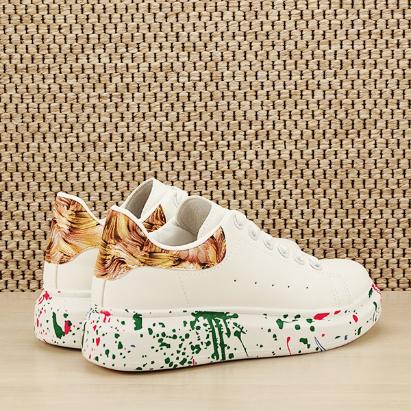 Sneakers alb cu imprimeu Larra M2 [5]