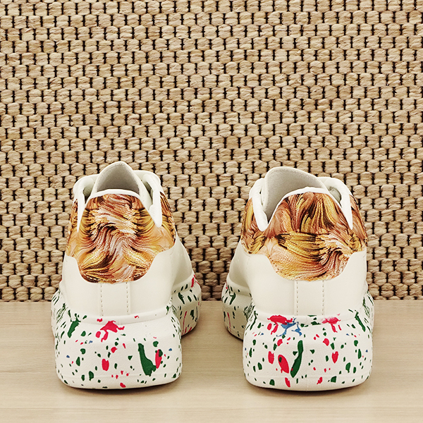 Sneakers alb cu imprimeu Larra M2 [6]