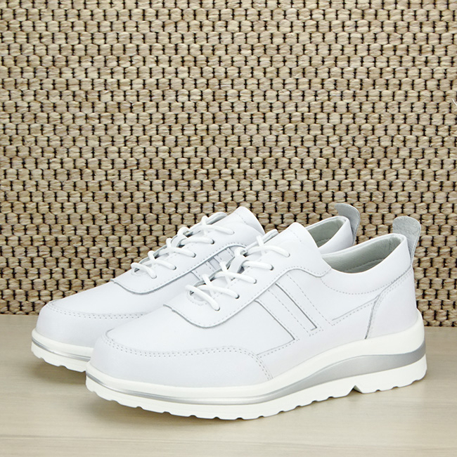 Sneakers alb din piele naturala 5089 M2 [2]