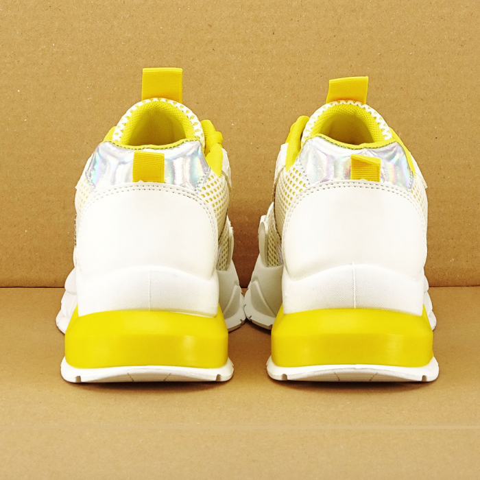 Sneakers albi cu galben Taylor M3 [5]