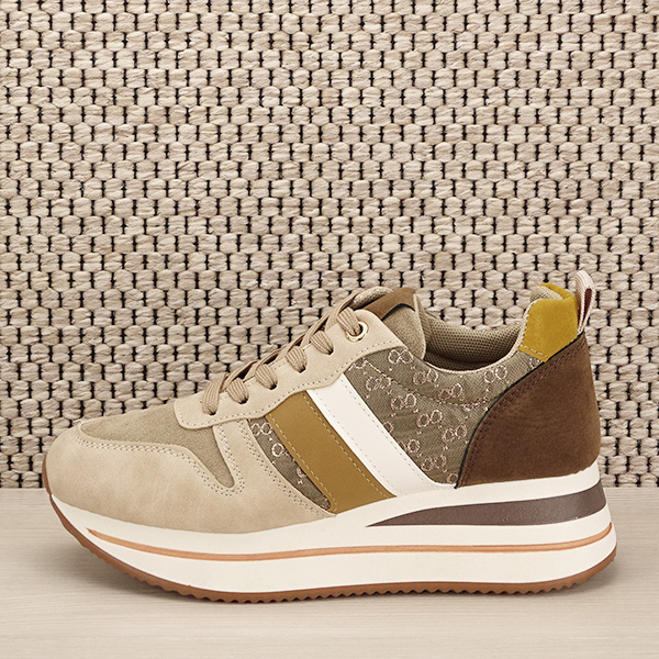 Sneakers bej cu maro Larisa M3 [2]