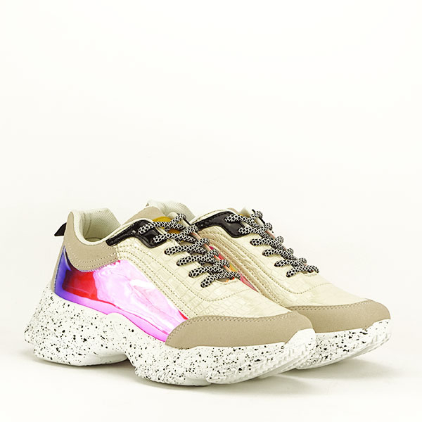 Sneakers bej Daiana M3 [4]