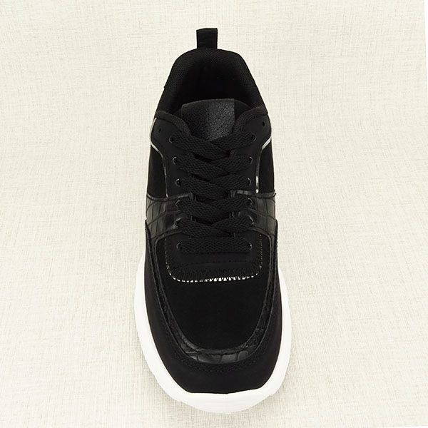 Sneakers negru cu imprimeu Georgia M2 [2]