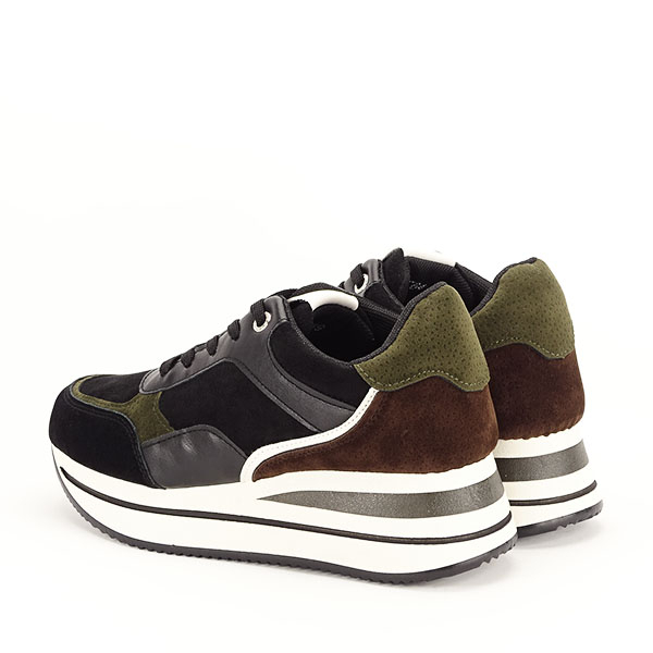Sneakers negru cu kaki Erica M2 [4]