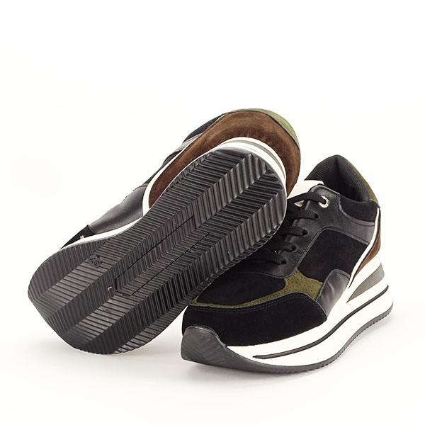 Sneakers negru cu kaki Erica M2 [8]
