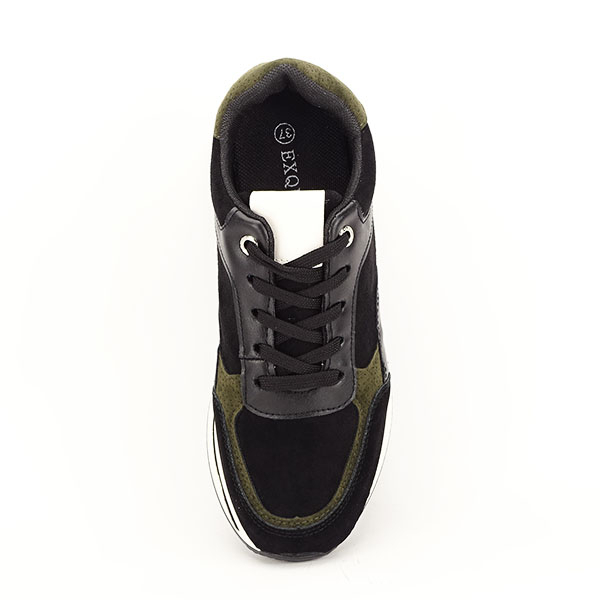 Sneakers negru cu kaki Erica M2 [7]